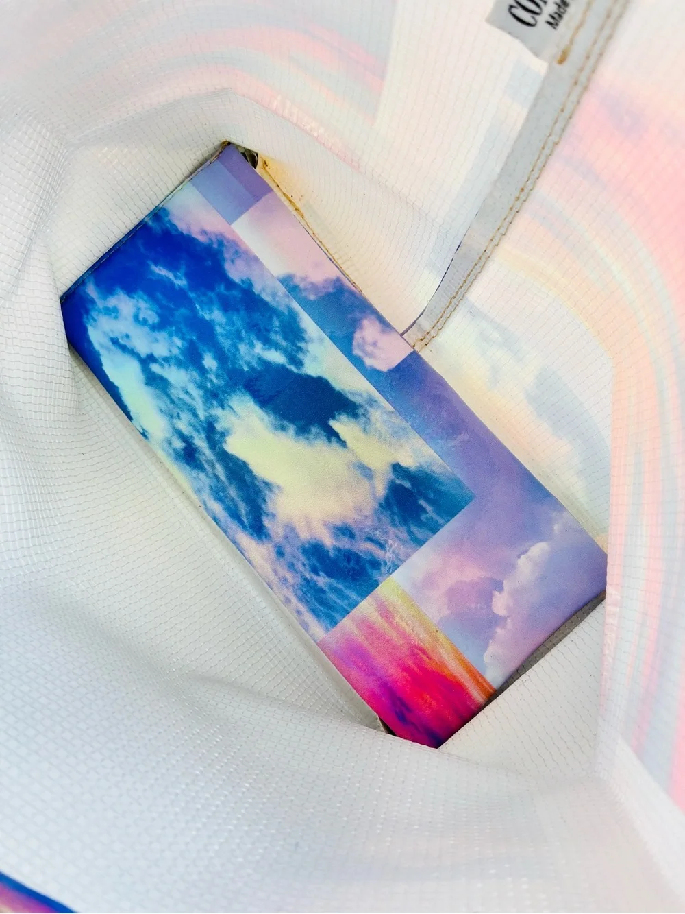 Consuela Mandy Multicolor Sky Print Mini Tote with Matching Wristlet